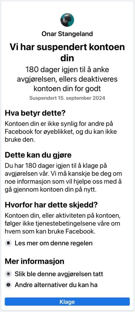 Takk og farvel, Facebook?